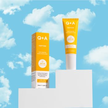 Q+A Peptide crema protectoare pentru fata SPF 50 - imagine 3